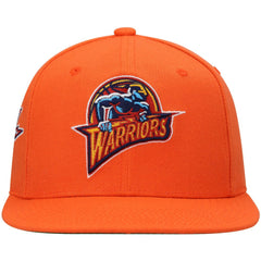 Golden State Warriors Hardwood Classics Snapback Hat for sale Orange | Mitchell & Ness