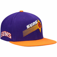 Phoenix Suns Hardwood Classics Snapback Hat Purple/Orange | Mitchell & Ness discount