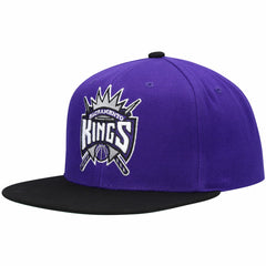 Sacramento Kings Hardwood Classics Snapback Hat Purple/Black | Mitchell & Ness Lifestyle