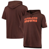 Mitchell & Ness Cleveland Browns Game Day Hoodie T-Shirt Brown