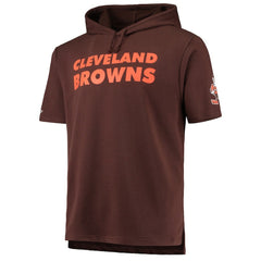 Mitchell & Ness Cleveland Browns Game Day Hoodie T-Shirt Brown
