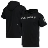 Mitchell & Ness Las Vegas Raiders Game Day Hoodie T-Shirt Black