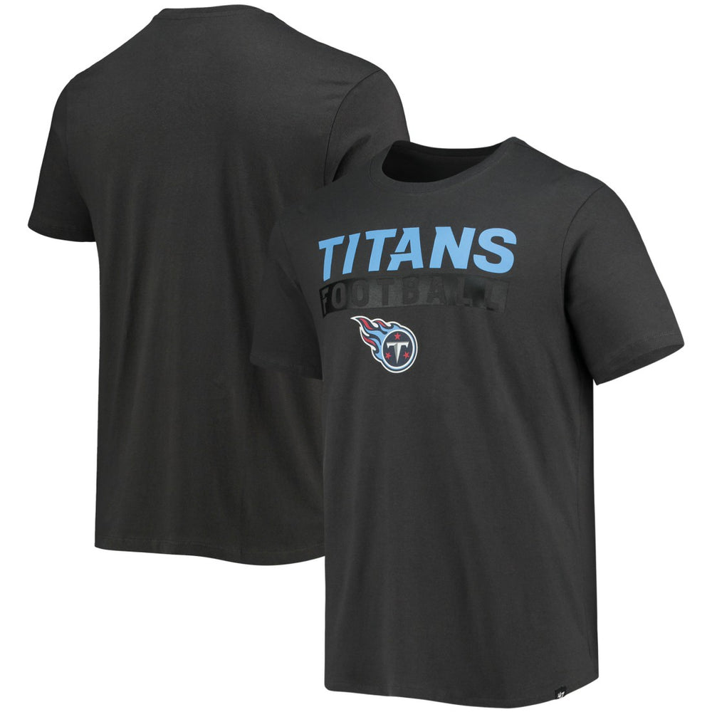 47 brand Tennessee Titans '47 Dark Ops Super Rival T-Shirt Charcoal
