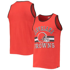 47 brand Cleveland Browns '47 Edge Super Rival Tank Top Orange