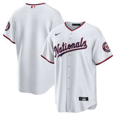 Washington Nationals Nike Home Blank Replica Jersey - White - Nike Online