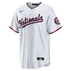Washington Nationals Nike Home Blank Replica Jersey - White - Nike Online