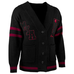 Miami Heat NBA x Keiser Clark No Caller ID Button-Up Cardigan Black/Red