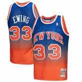 Patrick Ewing New York Knicks 1991/92 Hardwood Classics Fadeaway Swingman Player Jersey Orange/Royal | Mitchell & Ness Near Me
