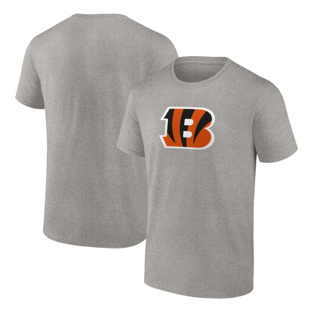 Fanatics Cincinnati Bengals Primary Logo T-Shirt Heather Gray