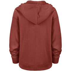 47 brand Washington Commanders '47 Women's Color Rise Kennedy Pullover V-Neck Hoodie Heathered Burgundy