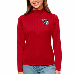 Cleveland Guardians Antigua Women's Tribute Quarter-Zip Pullover Top - Red - MLB on Sale