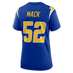 Nike Khalil Mack Los Angeles Chargers Women's Alternate Game Jersey Royal