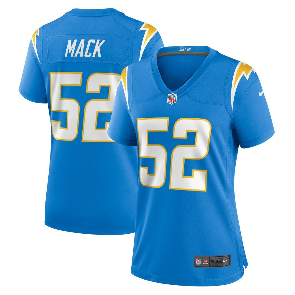 Nike Khalil Mack Los Angeles Chargers Women's Player Jersey Powder Blue