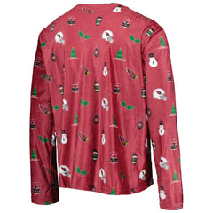 Arizona Cardinals FOCO Holiday Repeat Long Sleeve T-Shirt Cardinal
