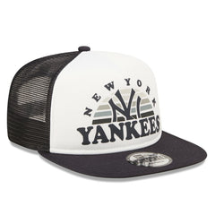 New York Yankees New Era Gradient Golfer 9FIFTY Snapback Hat - White/Navy - New Era Sale