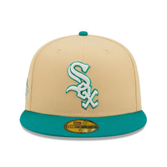 Chicago White Sox New Era Mango Forest 59FIFTY fitted hat - Natural/Teal - New Era Sale