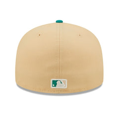 San Francisco Giants New Era Mango Forest 59FIFTY fitted hat - Natural/Teal - New Era Discount
