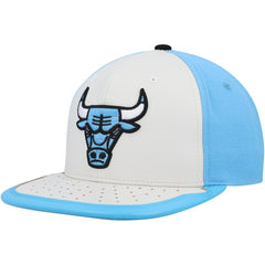 Chicago Bulls Day One Snapback Hat White/Light Blue | Mitchell & Ness Near Me