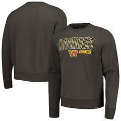 47 brand Washington Commanders '47 Locked In Headline Pullover Sweatshirt Charcoal