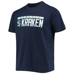 Seattle Kraken Levelwear Richmond Wordmark T-Shirt - Navy - NHL 4792449