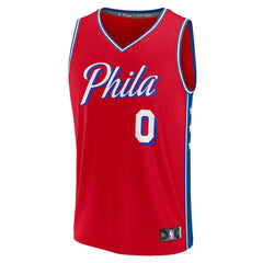 Tyrese Maxey Philadelphia 76ers Fast Break Replica Player Jersey Statement Edition Red | Fanatics online