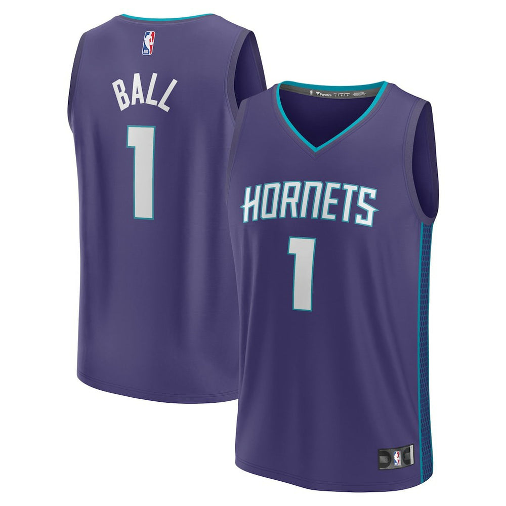 LaMelo Ball Charlotte Hornets Fast Break Replica Player Jersey Statement Edition Purple | Fanatics Near Me