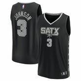 Keldon Johnson San Antonio Spurs Fast Break Replica Player Jersey Statement Edition Black | Fanatics