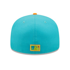 Los Angeles Dodgers New Era Vice Highlighter 59FIFTY Fitted Hat - Blue/Orange - New Era Sale