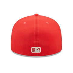 Chicago Cubs New Era Lava Highlighter Logo 59FIFTY Fitted Hat - Red - New Era Discount