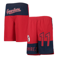 Jose Ramirez Cleveland Guardians Youth Pandemonium Name & Number Shorts - Red - MLB Lifestyle
