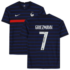 Antoine Griezmann France Autographed Blue Jersey - Fanatics