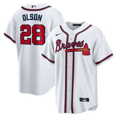 Matt Olson Atlanta Braves Nike Home Replica Player Jersey - White - Nike Online