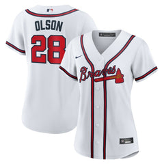 Matt Olson Atlanta Braves Nike Women's Home Replica Player Jersey - White - Nike Online