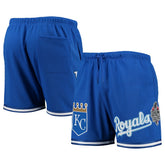 Kansas City Royals Pro Standard 2015 World Series Mesh Shorts - Royal - MLB Sale