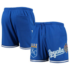 Kansas City Royals Pro Standard 2015 World Series Mesh Shorts - Royal - MLB Sale