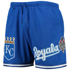 Kansas City Royals Pro Standard 2015 World Series Mesh Shorts - Royal - MLB Sale
