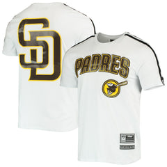 San Diego Padres Pro Standard Taping T-Shirt - White/ - MLB Discount