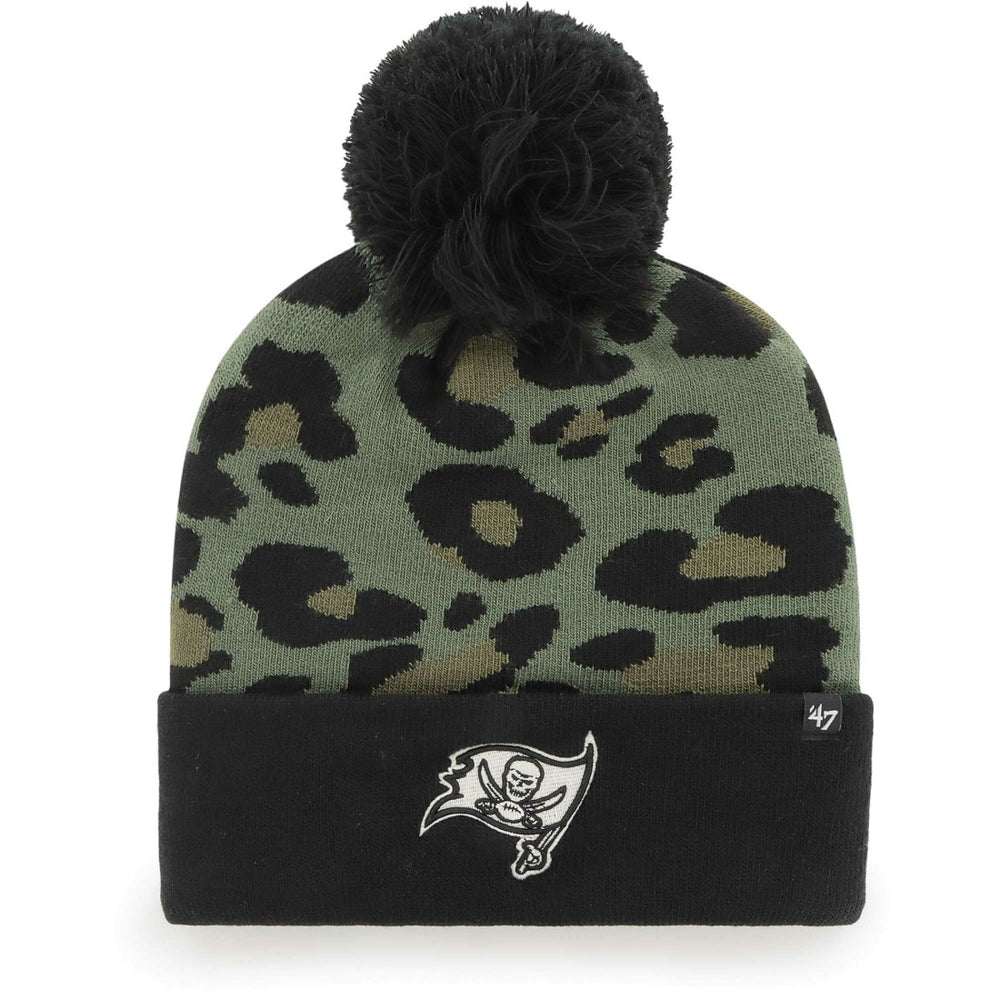 47 brand Tampa Bay Buccaneers '47 Women's Bagheera Cuffed Knit Hat with Pom Green/Black