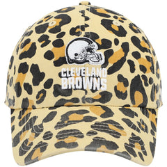 47 brand Cleveland Browns '47 Women's Bagheera Clean Up Allover Adjustable Hat Tan