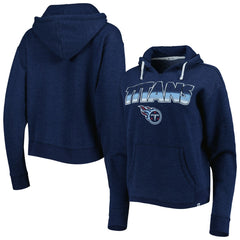 47 brand Tennessee Titans '47 Women's Color Rise Kennedy Notch Neck Pullover Hoodie Navy