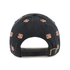 47 brand Cincinnati Bengals '47 Women's Confetti Clean Up Adjustable Hat Black