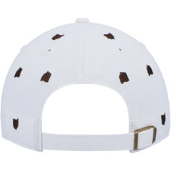 47 brand Cleveland Browns '47 Women's Confetti Clean Up Logo Adjustable Hat White