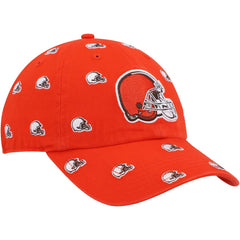 47 brand Cleveland Browns '47 Women's Confetti Clean Up Logo Adjustable Hat Orange