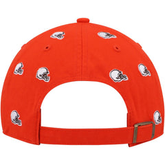 47 brand Cleveland Browns '47 Women's Confetti Clean Up Logo Adjustable Hat Orange