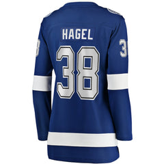 Brandon Hagel Tampa Bay Lightning Fanatics Women's Home Breakaway Player Jersey - Blue - NHL 4801717