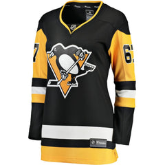 Rickard Rakell Pittsburgh Penguins Women's Fanatics Home Breakaway Player Jersey - Black - NHL 4801724