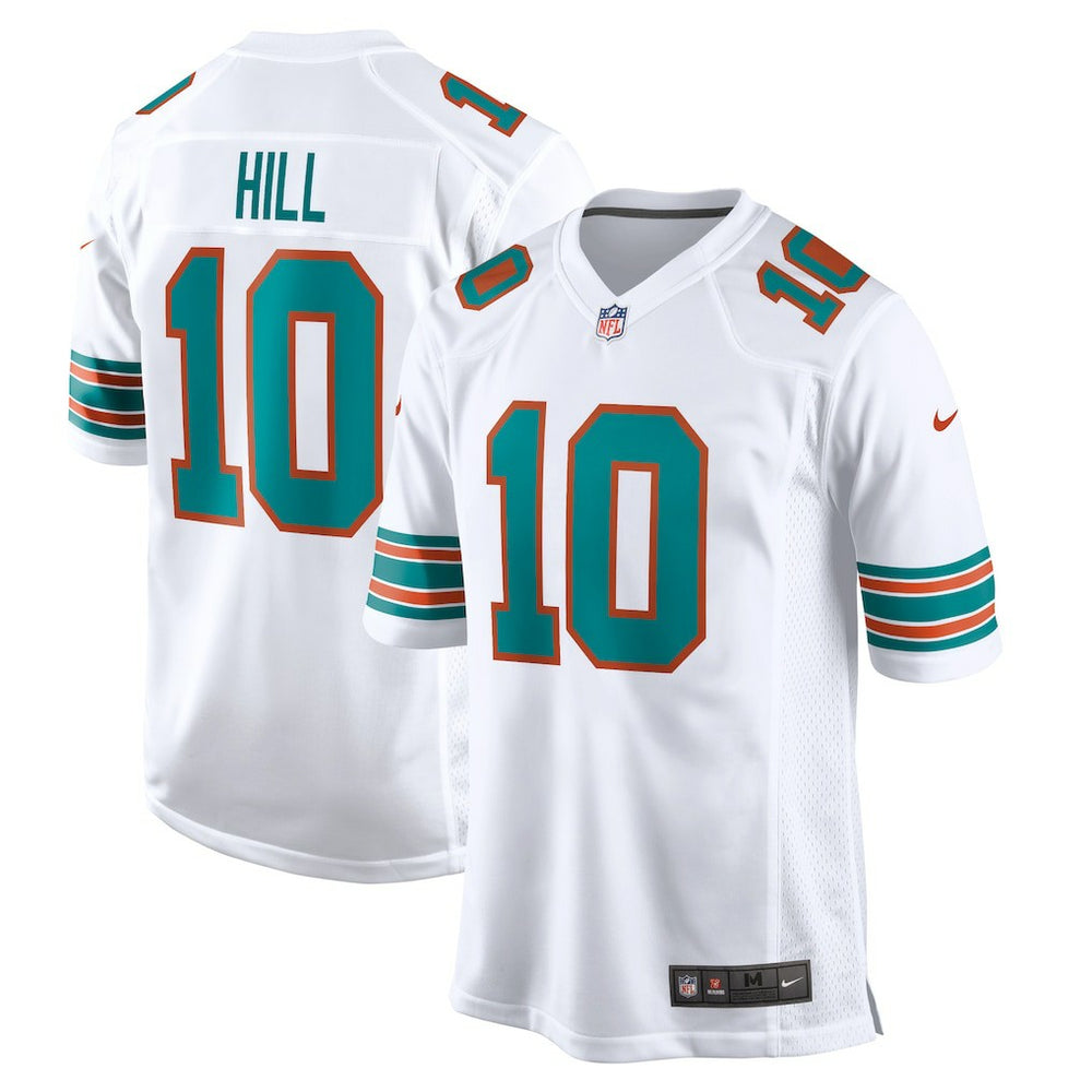 Nike Tyreek Hill Miami Dolphins Alternate Game Jersey White