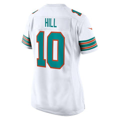 Nike Tyreek Hill Miami Dolphins Women's Game Jersey White