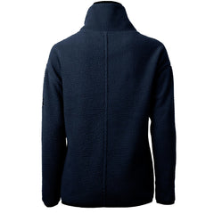 Cleveland Guardians Cutter & Buck Women's Cascade Eco Sherpa Fleece Quarter-Zip Pullover Jacket - Navy - MLB Sale