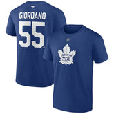 Mark Giordano Toronto Maple Leafs Fanatics Authentic Stack Name & Number T-Shirt - Blue - NHL 4804025